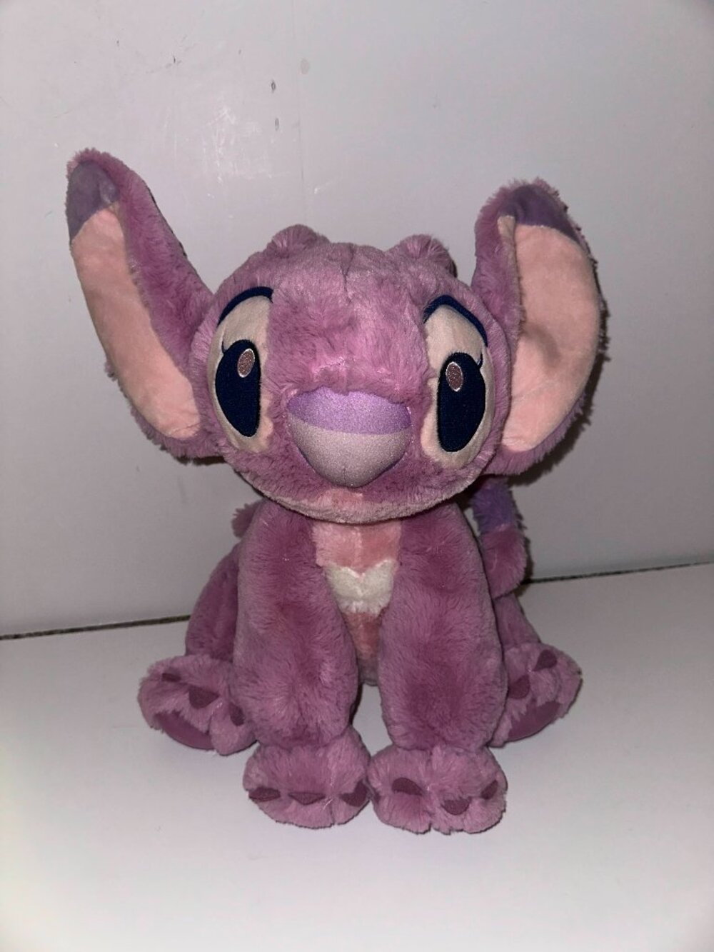 Disney Parks Lilo & Stitch Girlfriend Angel Pink And Purple 15" Plush Official